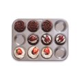 thumbnail image 4 of Fox Run Stainless Steel 12-Cup Muffin Pan, 4 of 5