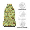 thumbnail image 4 of Wukai Cute Tractor Full Set Car Seat Covers with Soft Padding Universal Auto Front Seats Protector and Cushion Mat, 4 of 5