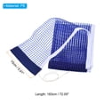thumbnail image 2 of Uxcell Table Tennis Net Replacement Ping Pong Net String Tension Equipment Accessories PE Thicken, Blue 2 Pack, 2 of 6