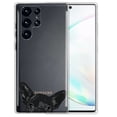 thumbnail image 1 of WIRESTER Transparent Soft Gel TPU Clear Case Slim Protective Cover for Samsung Galaxy S22 Ultra 6.8" 2022, Animal French Bulldog Puppy Dog Black, 1 of 3