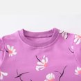 thumbnail image 7 of Toddler Cotton Sweatshirt Boys Girls Flower Print Sweatshirt Cute Casual Crewneck Pullover Long Sleeve Tops Fall Winter Clothes, 7 of 7