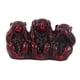 thumbnail image 5 of Estatuas de monos para decorar el hogar. Acentos. Decoración de monos. Esculturas de monos para el hogar. Imitación Rojo Marrón, 5 of 9