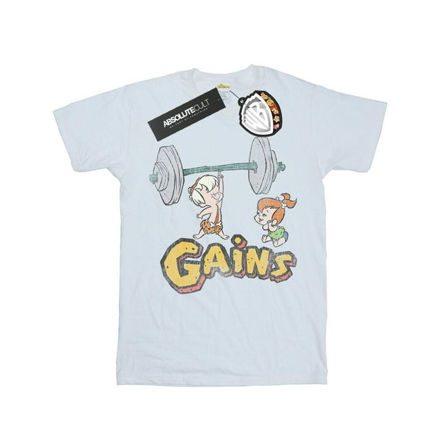 The Flintstones T-Shirt Garçon Bam Bam Gains Usé