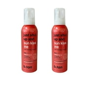 B.tan Just Shut Up And Sun Kiss Me Medium to Tan Whipped Gradual Tan 7 fl oz 2 Pack