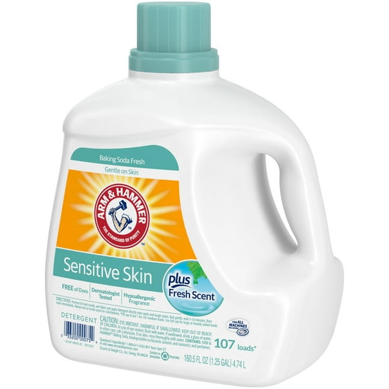Arm Hammer Plus Skin Friendly Fresh Scent Detergent 107 Loads Arm Hammer Plus Skin Friendly Fresh Scent Detergent 107 Loads 160 5 Fl Oz