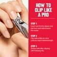 thumbnail image 5 of Revlon Mini Nail Clipper, Nail Care Tools, Curved Blade for Trimming & Grooming, Easy to Use (Pack of 1), 5 of 9