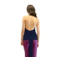 thumbnail image 3 of Vivian's Fashions Top - Halter Neck, Tie Back (Navy,Small ), 3 of 3