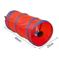 thumbnail image 7 of Visland Cat Tunnel with Play Ball Interactive Collapsible Cat Chute Cat Tube Toy Camouflage Tunnel for Indoor Cat, 7 of 7