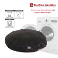 thumbnail image 5 of Majestic Pet | Villa Velvet Round Pet Bed For Dogs, Removable Cover, Storm, Large, 5 of 5