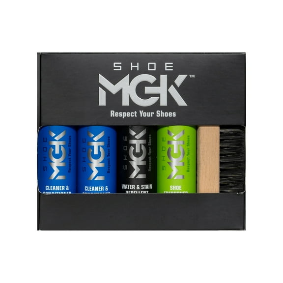 Shoe MGK Complete Kit - Shoe care kit to clean, protect, and refresh all white shoes, leather shoes, sneakers, dress shoes, and more