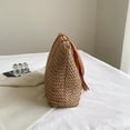 thumbnail image 5 of Kukuzhu Straw Beach Bag, Summer Woven Tote Bag Large Shoulder Handbag Straw Purses and Handbags for Women Vacation, 5 of 7