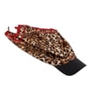 thumbnail image 5 of Satin Paisley Print Scarf Visor Hat, Breathable Polyester Sun Protection Head Wrap Cap Adjustable Outdoor Head Coverage for Women, 5 of 6