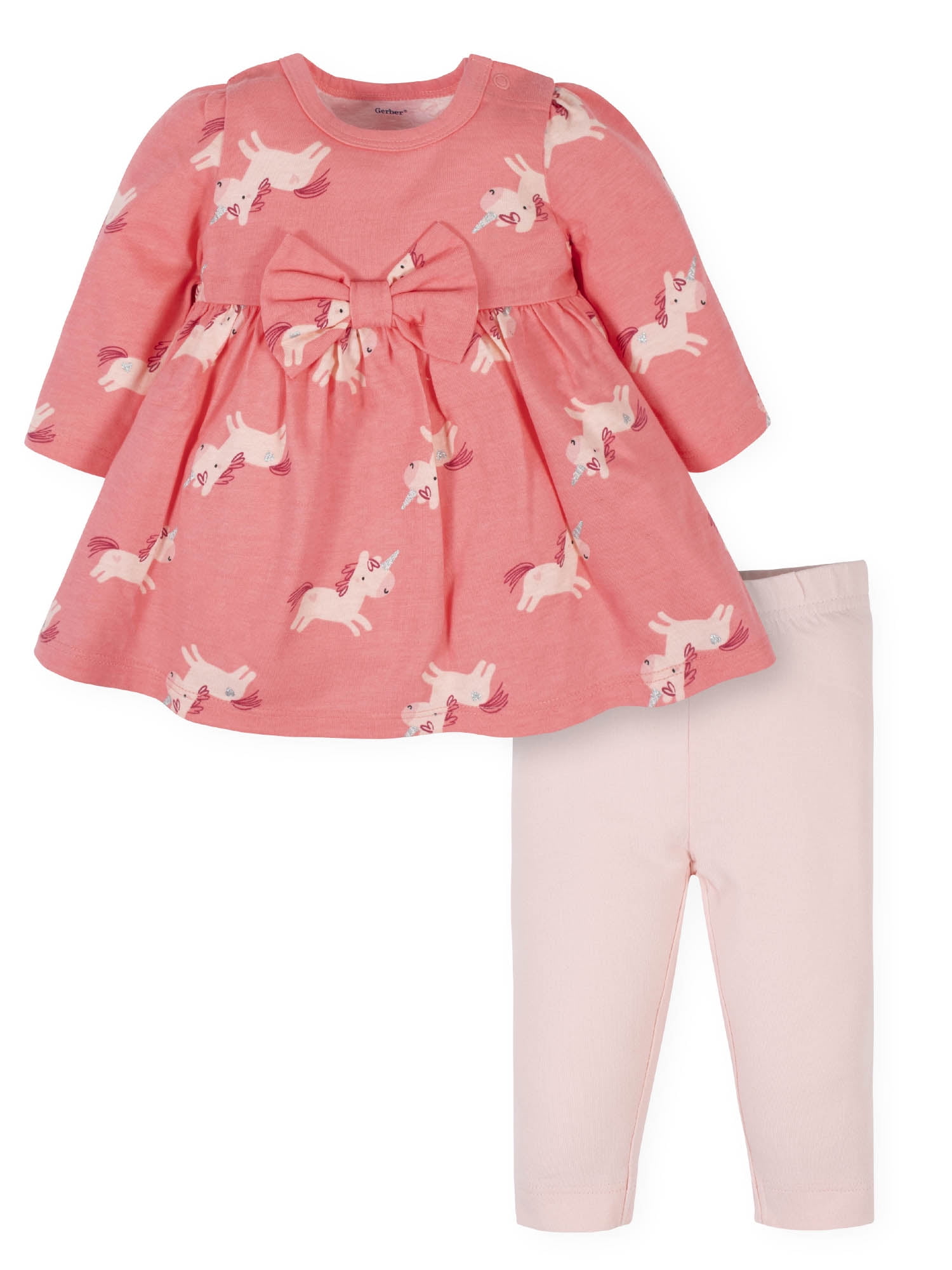 baby girl dress and pants set