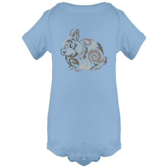 Hare Rabbit Silhouette Bodysuit Infant -Image by Shutterstock, Newborn
