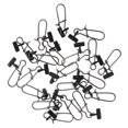 thumbnail image 3 of 40Pcs Corredizo Sunnimix Snap Enganchado Swivel Conector de Línea Seguridad Pesca, 3 of 7