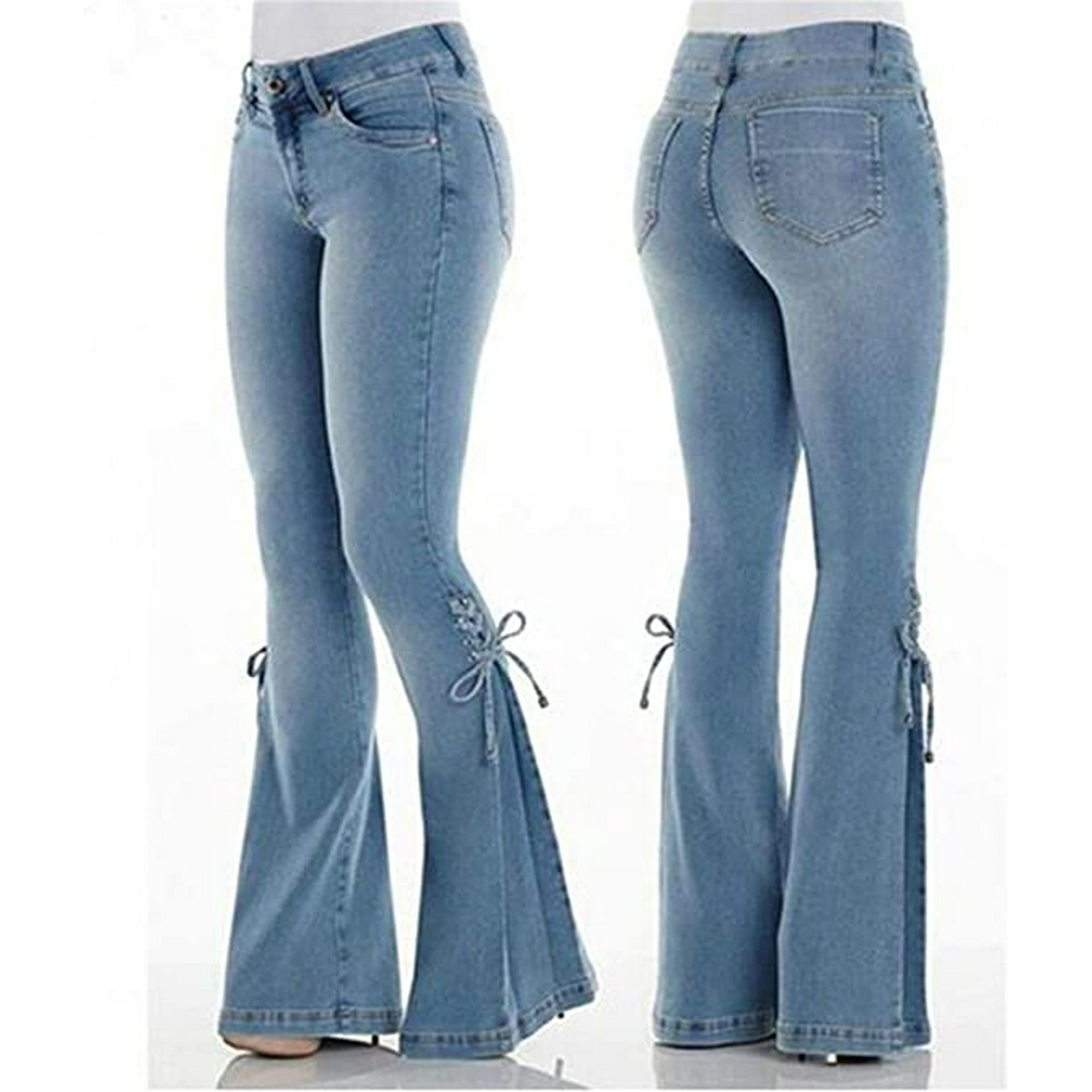 Jean taille haute lacet hotsell