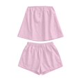 thumbnail image 6 of JFOPQVSM Women 2 Piece Matching Sets Striped Tube Top Shorts Sets Summer Polka Dot Vacation Outfits Casual Short Set with Pockets,Lightweight, 6 of 6