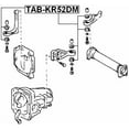 thumbnail image 2 of Febest FRONT DIFFERENTIAL MOUNT # TAB-KR52DM OEM 41651-28050, 2 of 2