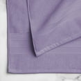 thumbnail image 5 of Ensemble de 6 serviettes de bain unies hometrends, violet, 5 of 5