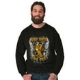 thumbnail image 4 of Keep Back 200 Feet Firefighter Men's Big & Tall Crewneck Sweatshirt Brisco Brands 2X, 4 of 5