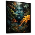 thumbnail image 2 of Designart "Portrait of an Amazonian Tropical Woman I" Landscapes Framed Wall Art - Tropical Green Jungle Entryway Framed Wall Art Print, 2 of 6