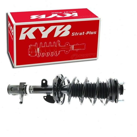 Front Left Strut & Coil Spring compatible with Honda Pilot 2009-2015