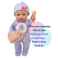 thumbnail image 4 of Little Darlings: 12" Talking Playtime Doll - Purple, Pink, Giraffe - Baby Says 6 Different Phrases, Accessories, New Adventures, Toddler & Kids Age 2+, 4 of 7