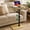 Natural, variant on Artmeer 360 Degree Swivel TV Tray Table for Couch Adjustable Height Sofa Side C Table Laptop Desk with Phone Tablet Slot Small Space, Walnut
