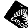 thumbnail image 3 of Yehwow Camping Hiking Mountains Explore Metal Car Plate Aluminum License Plate, 3 of 6