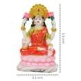 thumbnail image 3 of IBA Indianbeautifulart Indian Goddess Lakshmi Resin Idol Auspicious Hindu Goddess Figurine For Living Room Home Décor-C7, 3 of 7