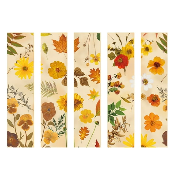 Dried Flower Bookmarks with Pendant, Handmade Bookmarks Book Lover Page Markers Book Mark for Women, Men and Student