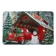thumbnail image 1 of Mat À Mémoire De Noël Tapis Rouge, 1 of 4