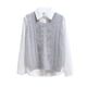 thumbnail image 5 of Chaleco de punto de cuello redondo para mujer, chaleco corto para mujer, chaleco sin mangas para primavera, 5 of 6