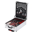 thumbnail image 4 of 799 Pieces Aluminum Trolley Case Tool Set, Household Tool Set Home Repair Basic Tool Kit Sets with Toolbox Storage Case, General Car Tools Mechanic Tool Box, Hand Tool Kits w/ Tool Box, Silver, J2927, 4 of 10