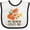 White and Black, variant on Inktastic My Memere Loves Me Fox Boys or Girls Baby Bib