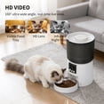 thumbnail image 4 of 5L Automatic Pet Feeder with 200W Camera Timer Quantitative Feeding Remote Control APP Control, 4 of 10