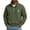 Army Green, variant on Men's St. Patrick's Day Henley Sweatshirt Lucky Shamrock Heart Print Long Sleeve Pullover