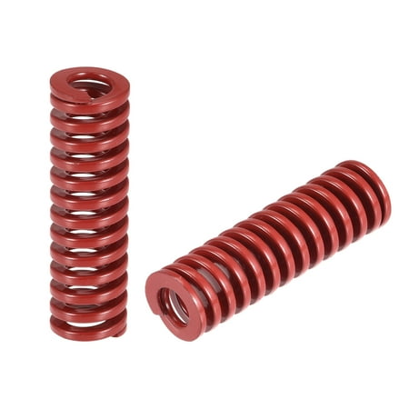 

Die Spring 2 Pack 12mm OD 40mm Long Stamping Medium Load Compression Red