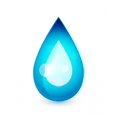 thumbnail image 2 of Vector Water Drop Concept Wall Decal by Wallmonkeys Peel and Stick Graphic (48 in H x 39 in W) WM129695, 2 of 4