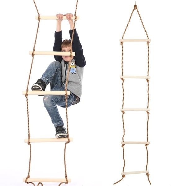 kids wooden climbing