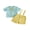 Blue-Yellow Lemon, variant on BemeyourBBs Toddler Baby Boy Gentleman Church Outfit Infant Baby Boys Summer Clothes Short Sleeve Button Down Bowtie Shirt Suspender Shorts Overalls Set Toddler Boy Summer Holiday Beach Outfit