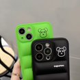 thumbnail image 4 of La funda Puffer para iPhone 13 Pro, bonita chaqueta de lujo suave al tacto, funda protectora 3D [forro de microfibra suave antiarañazos] JAMW Sencillez, 4 of 5