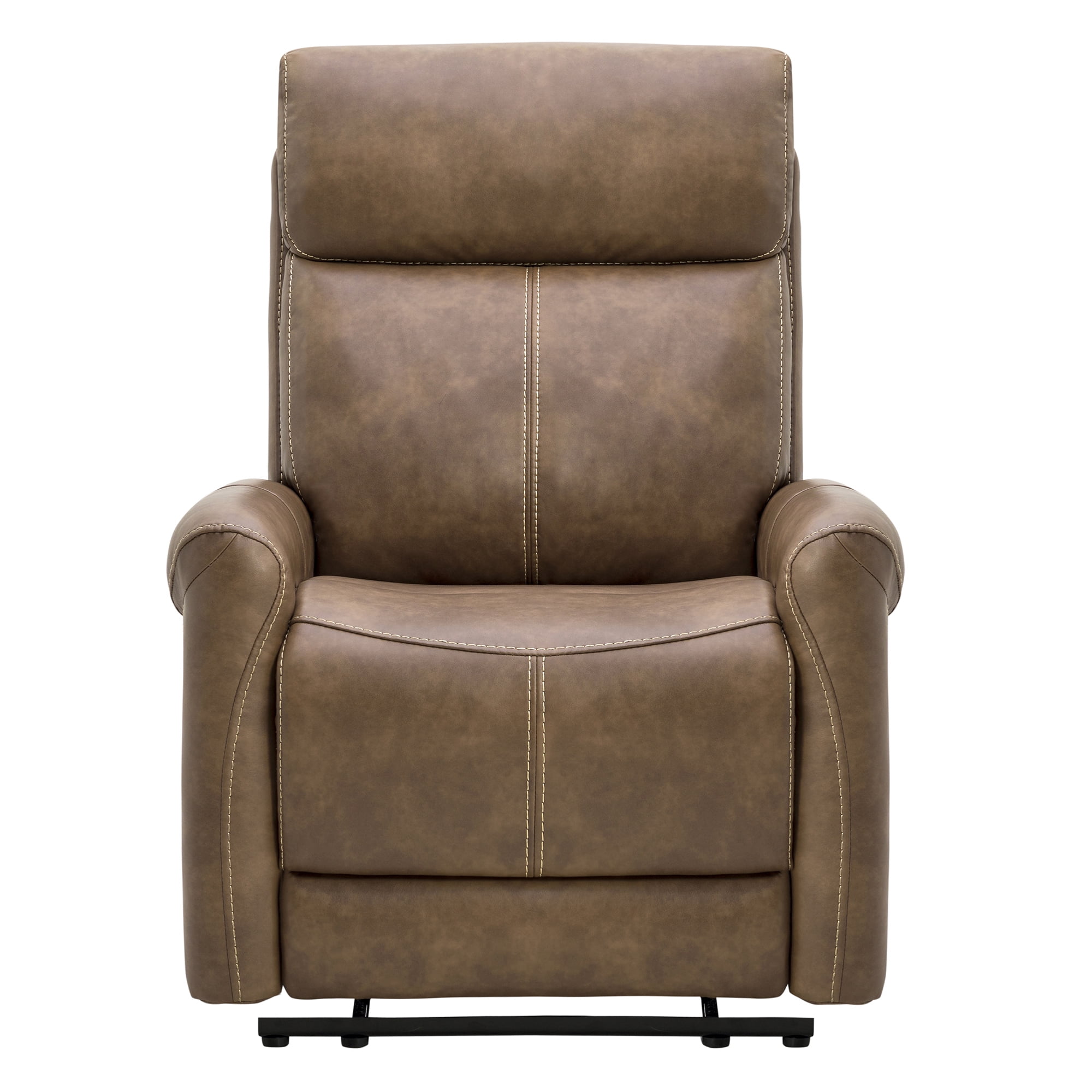 Spruce & Spring Wall Hugger Power Recliner with Three Positions, Brown