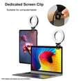 thumbnail image 1 of Bague Mini 4 Pouces à DEL Anneau Lumineux à Clip pour Ordinateur Portable, Éclairage de Vidéoconférence, 3 Modes d'Éclairage, 3200K-6500K, à Intensité Réglable, Alimentée par USB pour Diffusion en Direct, Éducation en Ligne, Réunion, 1 of 7