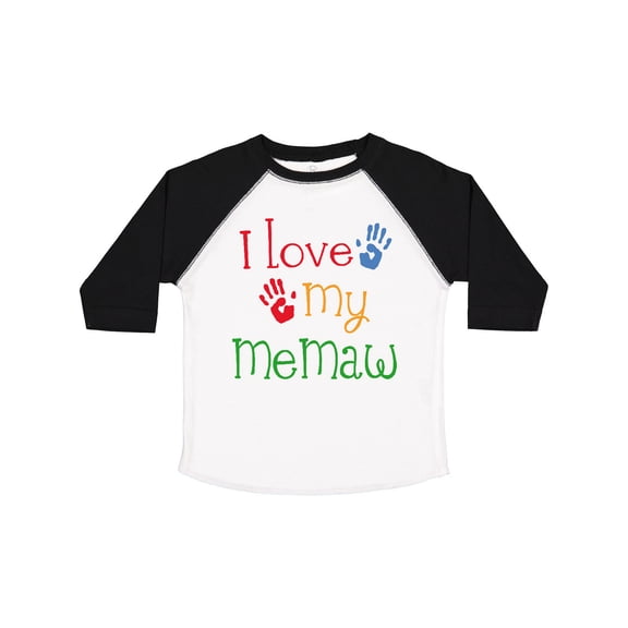 Inktastic I Love My Memaw Girls Toddler T-Shirt