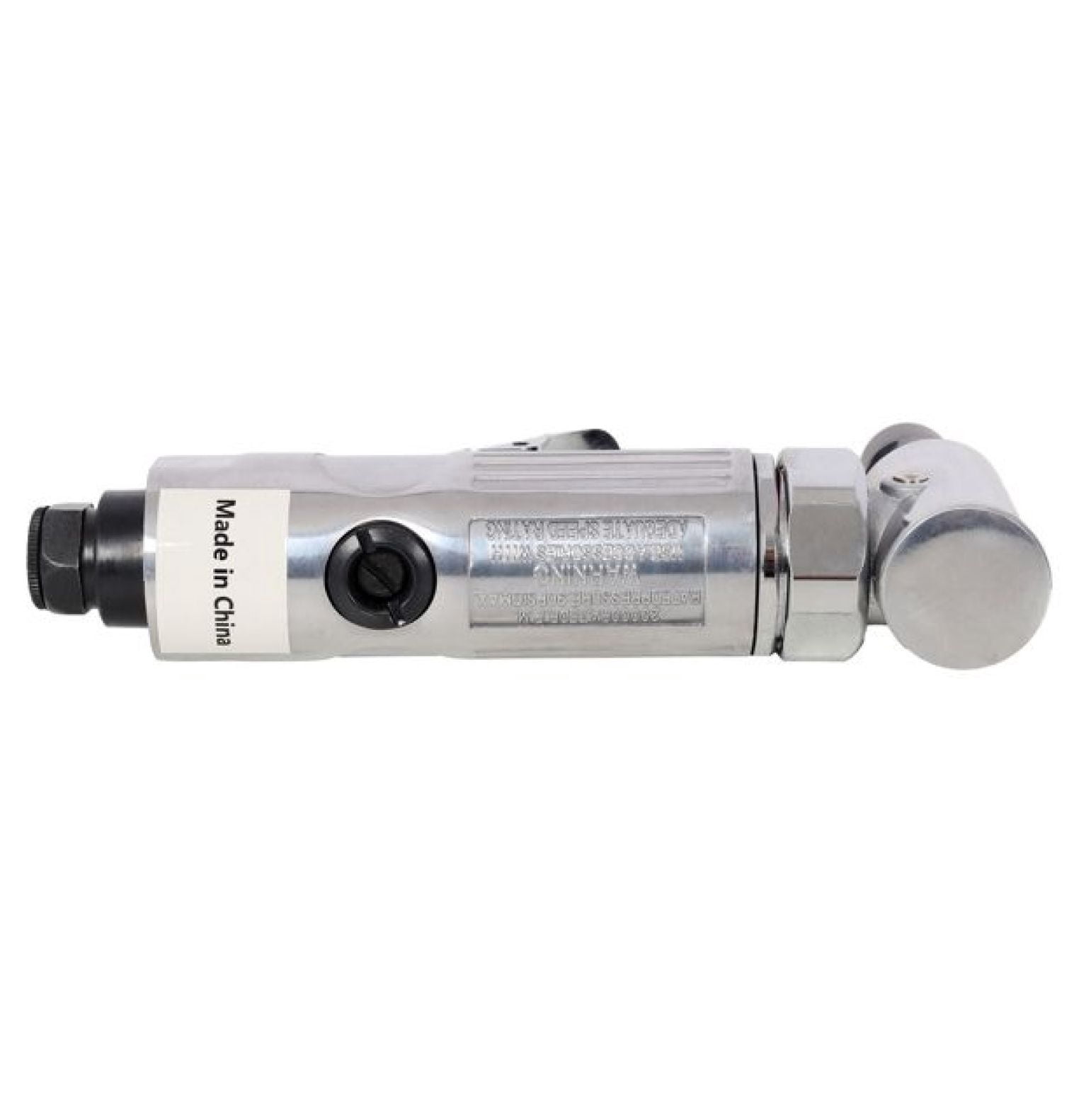 1/4" Air Angle Die Grinder - Mini Pneumatic Angle Grinder, Ball Bearing, 21000 RPM, Adjustable Head for Grinding, Polishing, Deburring