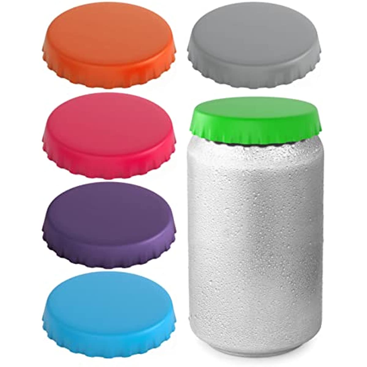 Silicone Soda Can Lids Can Covers Can Caps Can Topper Can Saver Can Stopper Fits