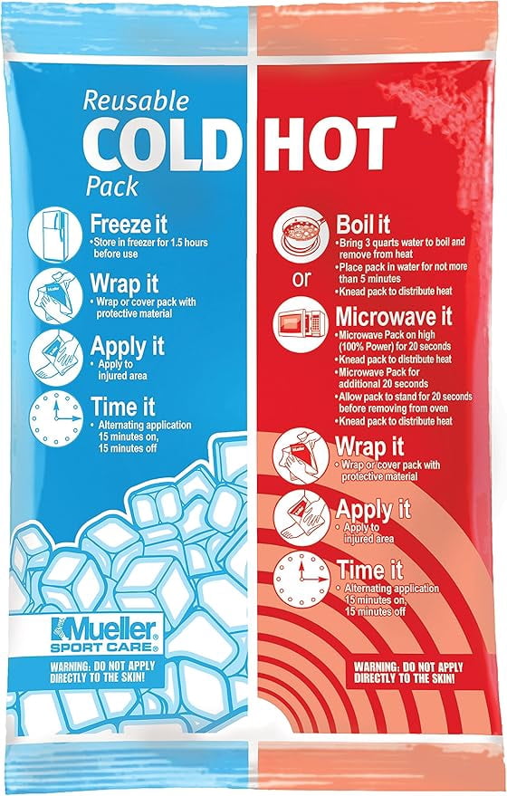Mueller Reusable Cold / Hot Pack, Regular 6" x 9" (12/CS)