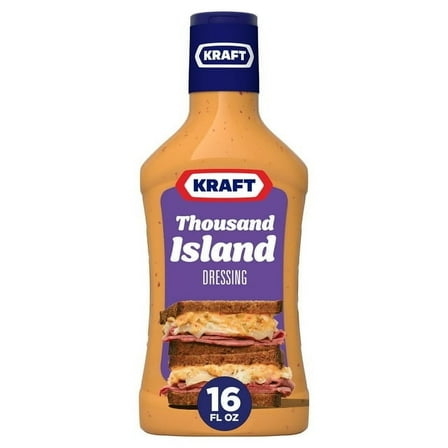 Kraft Thousand Island Dressing, 16 fl oz Bottle(2 Packs0