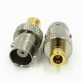 thumbnail image 1 of BNC Female to SMB Female Straight RF Coaxial adapter Quick USA Shipping, 1 of 1